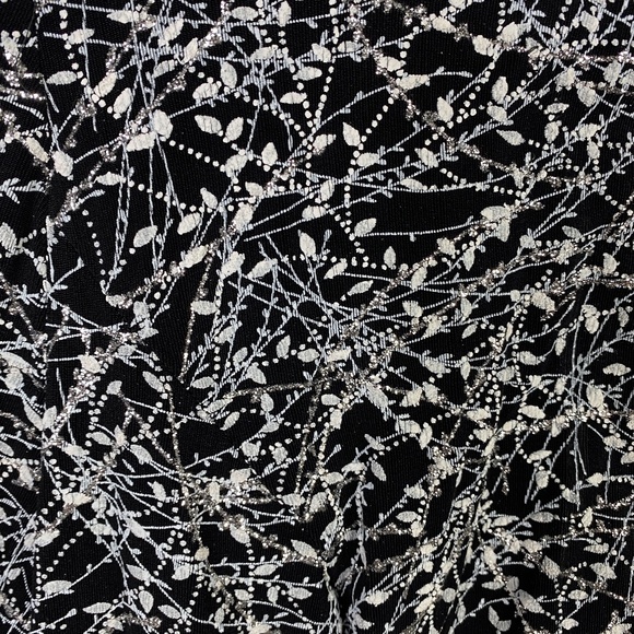 Alex Evenings Jacket/Camisole Floral Glitter Print 2 Piece Set Plus Size… - Picture 8 of 16